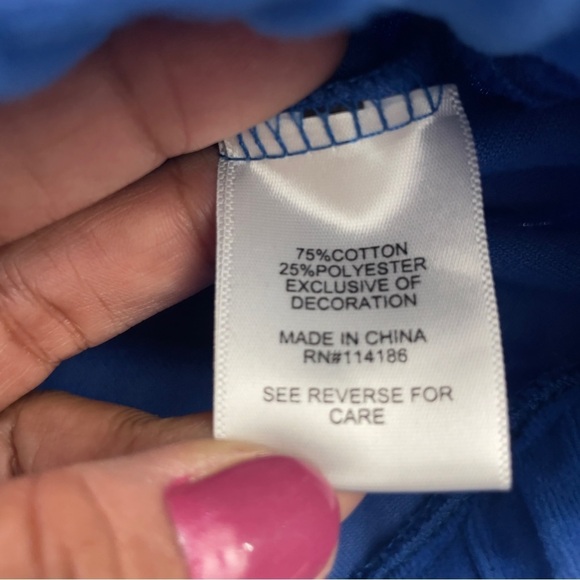 Juicy Couture Blue Jack-et/ Blue Splash Color/ Cropped/ Long Sleeve - Picture 9 of 12